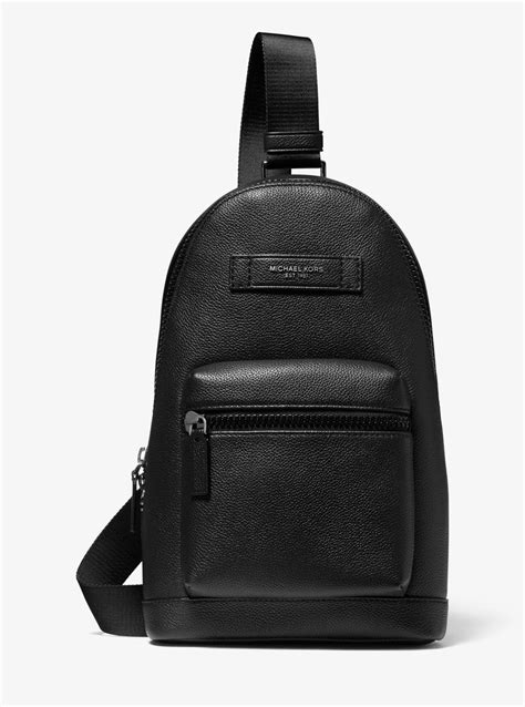 michael kors leather sling bag